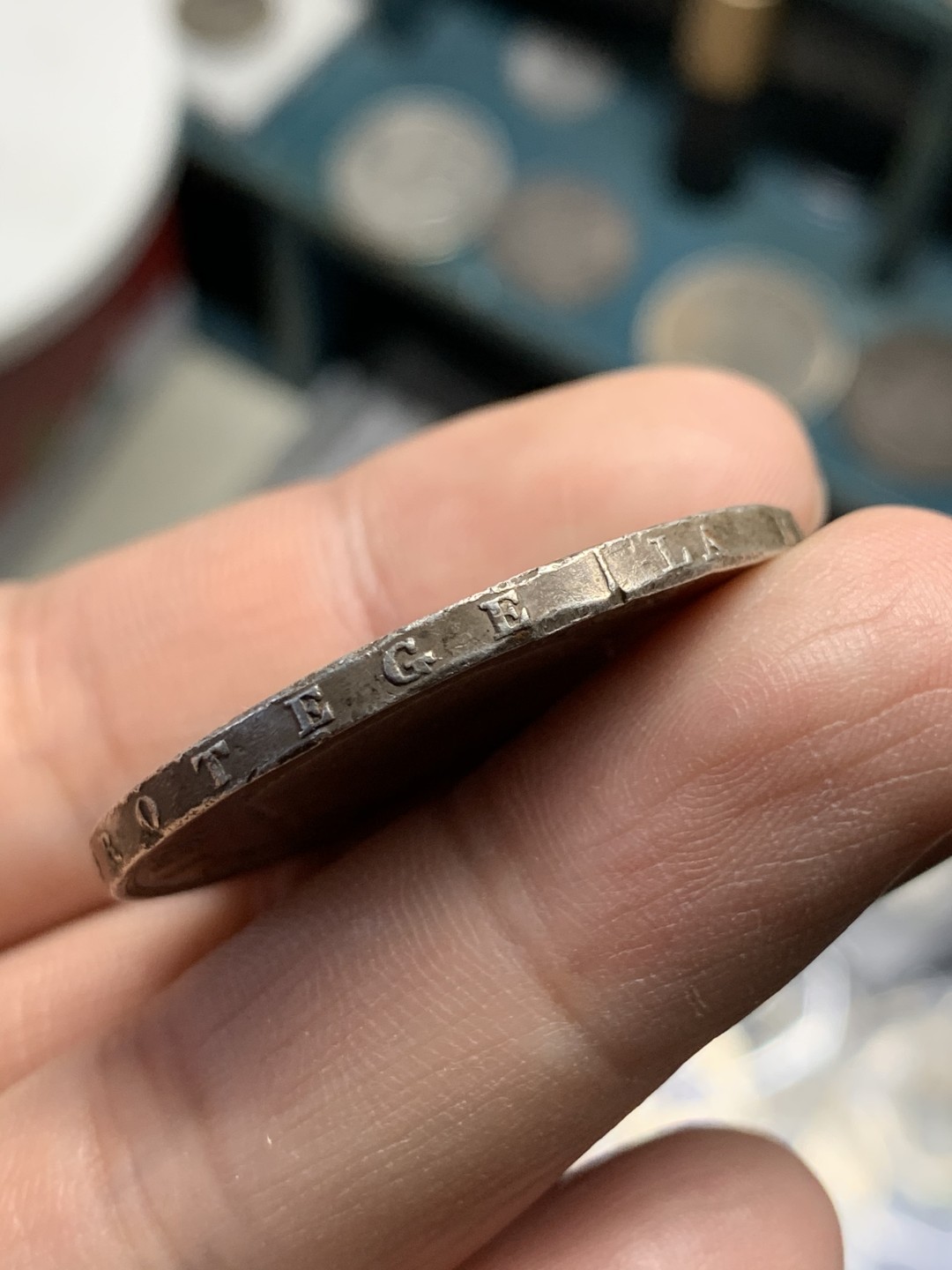 《竞宝斋》第49场-本周日，周一2场连拍（全场不限金额包邮） 1873年比利时利奥波德二世5法郎大银币