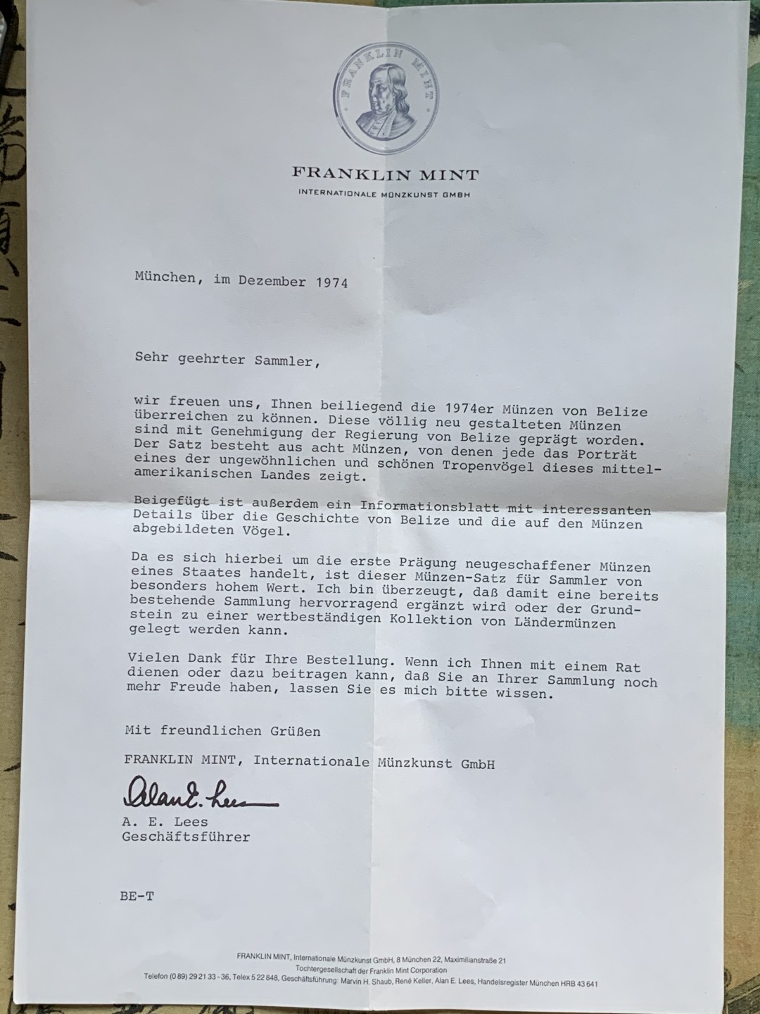 《竞宝斋》第49场-本周日，周一2场连拍（全场不限金额包邮） 原盒证书 伯利兹 1974年 鸟类 8枚套 富兰克林造币厂 精制纪念币 银？镍？