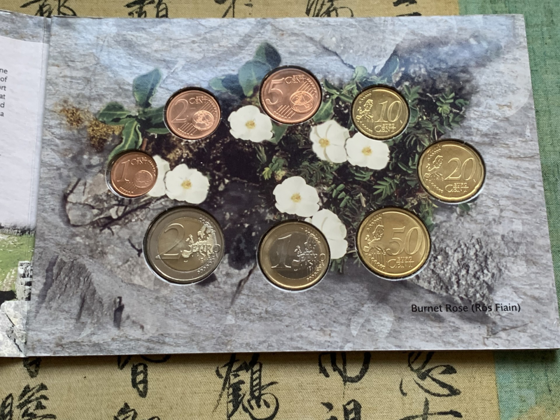 《竞宝斋》第49场-本周日，周一2场连拍（全场不限金额包邮） 卡装 爱尔兰2007年 8枚套 欧元 完美状态