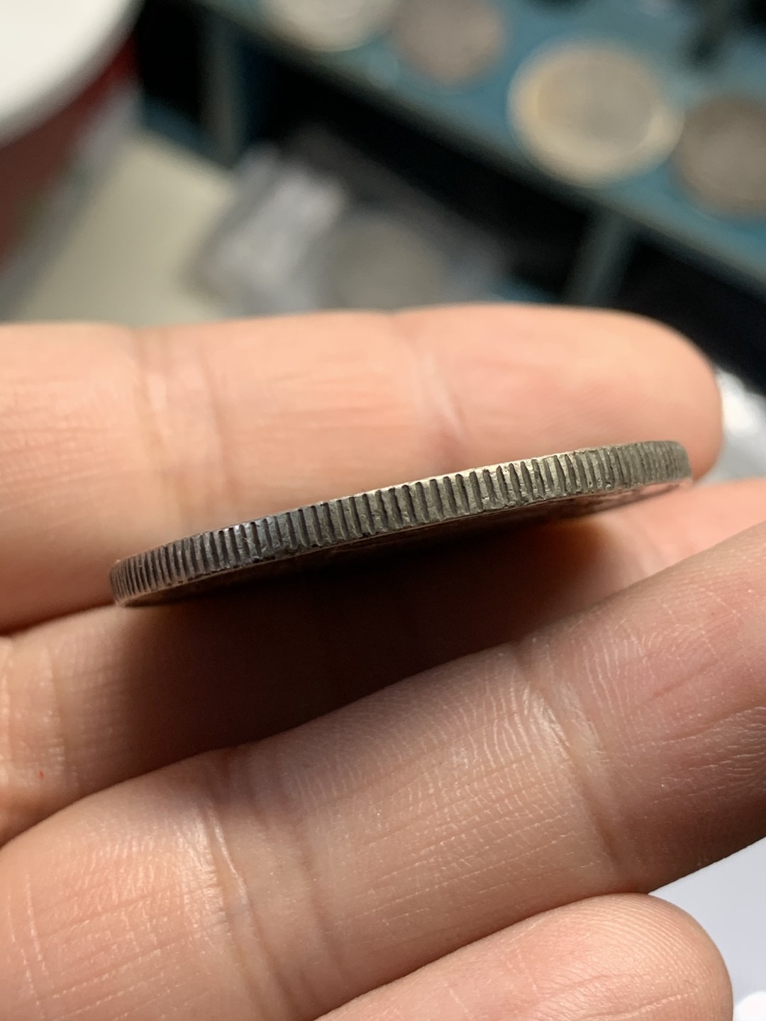 《竞宝斋》第49场-本周日，周一2场连拍（全场不限金额包邮） 巴西 1857年 2000瑞斯 叶子版 大银币 原味好品 热门品种