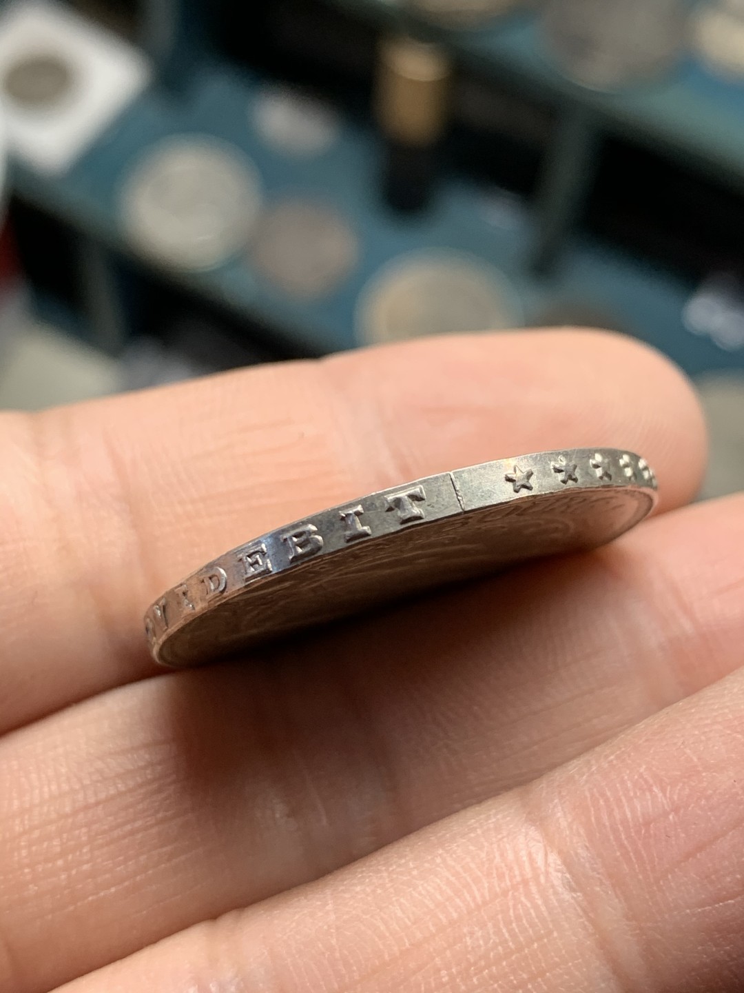 《竞宝斋》第49场-本周日，周一2场连拍（全场不限金额包邮） 1934年瑞士弗里堡射击节好品5法郎银币