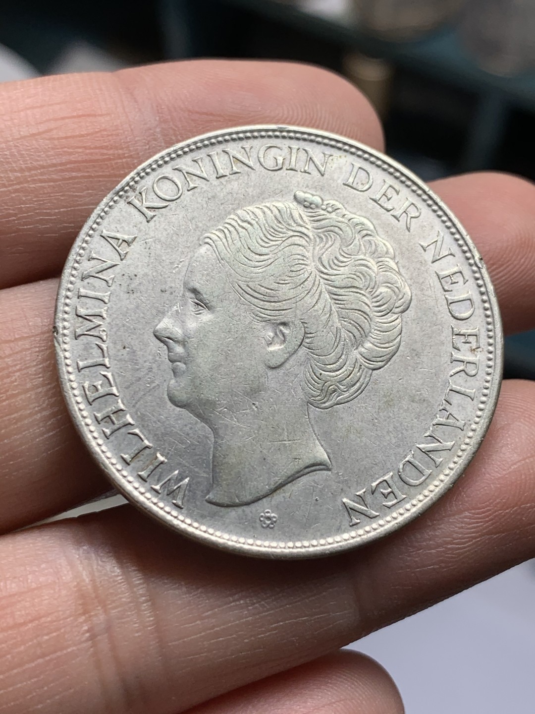 《竞宝斋》第49场-本周日，周一2场连拍（全场不限金额包邮） 荷属库拉索1944年威廉米娜女王2.5盾大银币