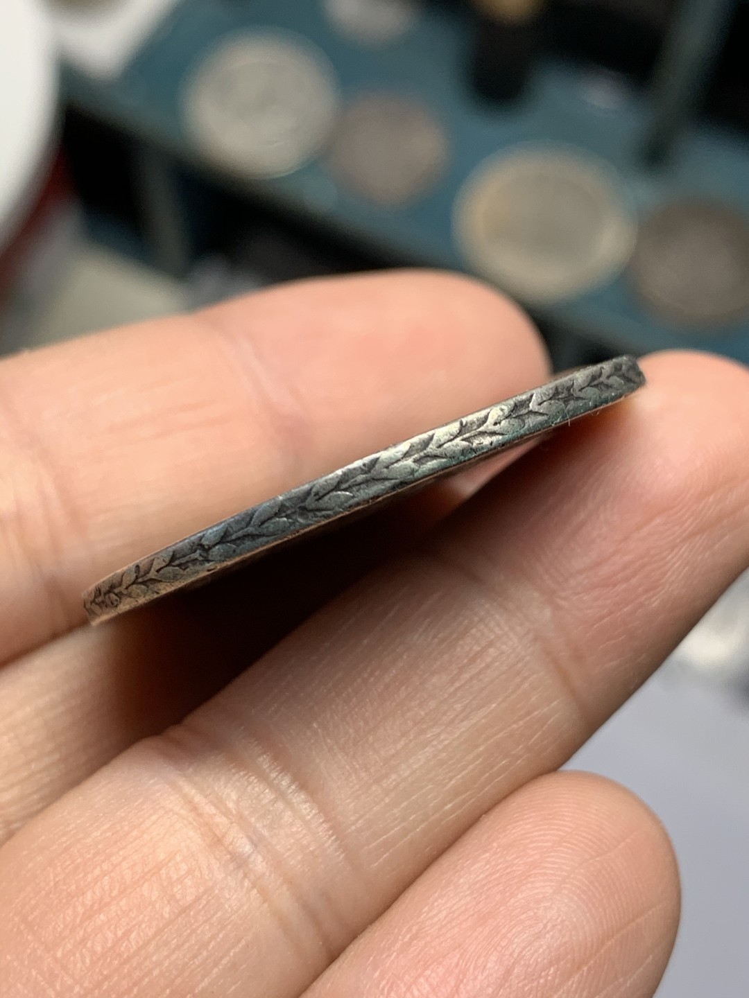 《竞宝斋》第49场-本周日，周一2场连拍（全场不限金额包邮） 意大利 卢卡 1807年 埃莉萨波拿巴 5法郎 大银币 少见品种