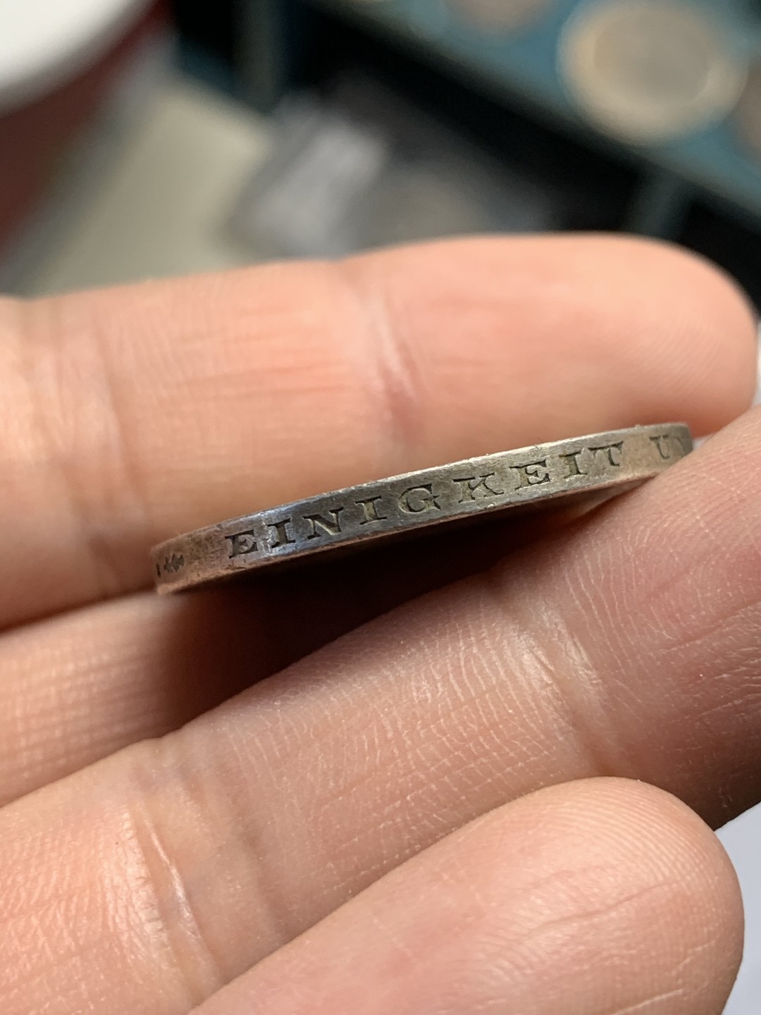 《竞宝斋》第49场-本周日，周一2场连拍（全场不限金额包邮） 德国魏玛共和国1930-A年 鹰桥 3马克 带彩原味好品 银币 稀少品种