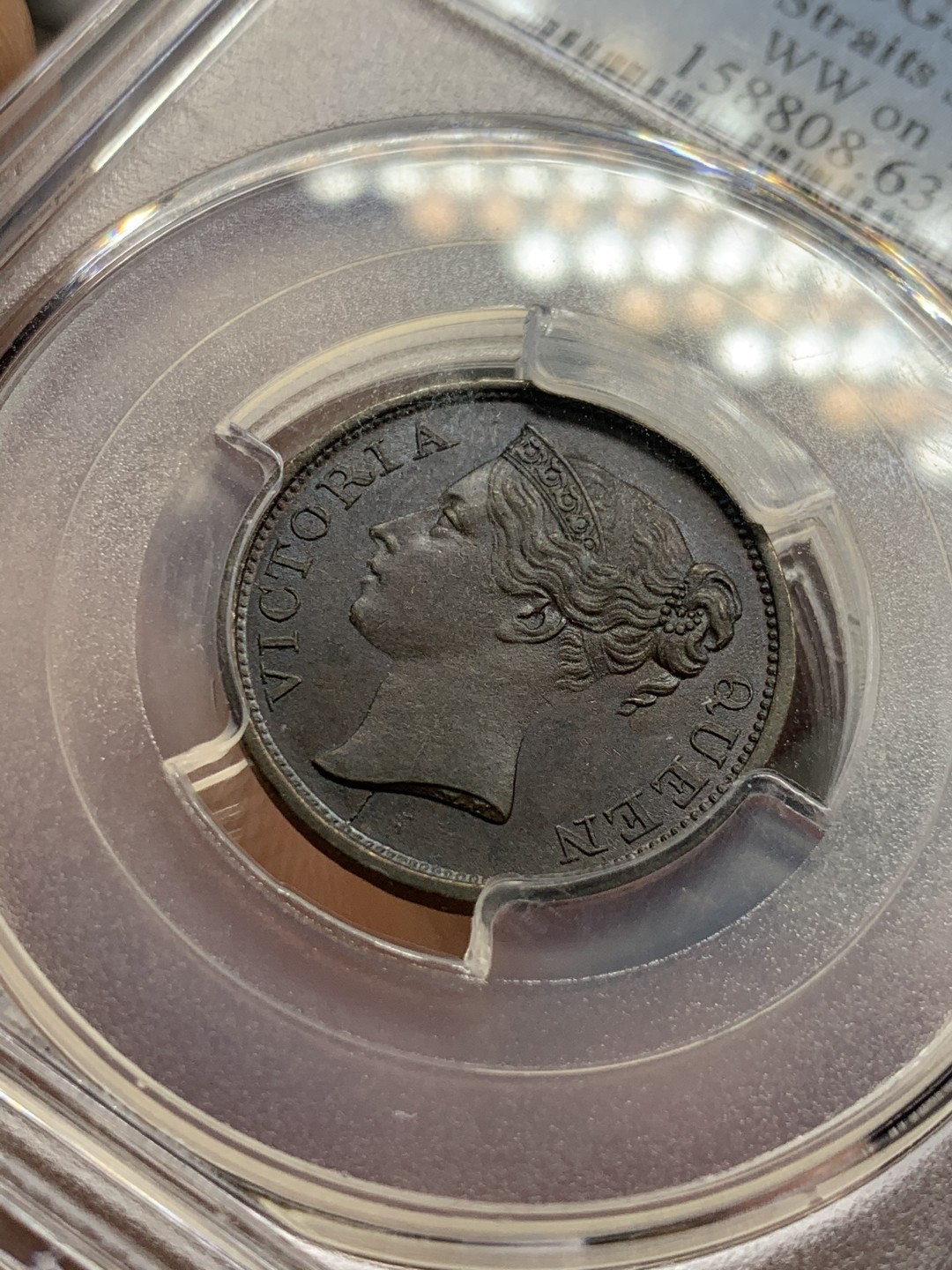 《竞宝斋》第49场-本周日，周一2场连拍（全场不限金额包邮） PCGS-MS63BN 海峡1845年1/2分首年好品少，SA20年拍卖510刀