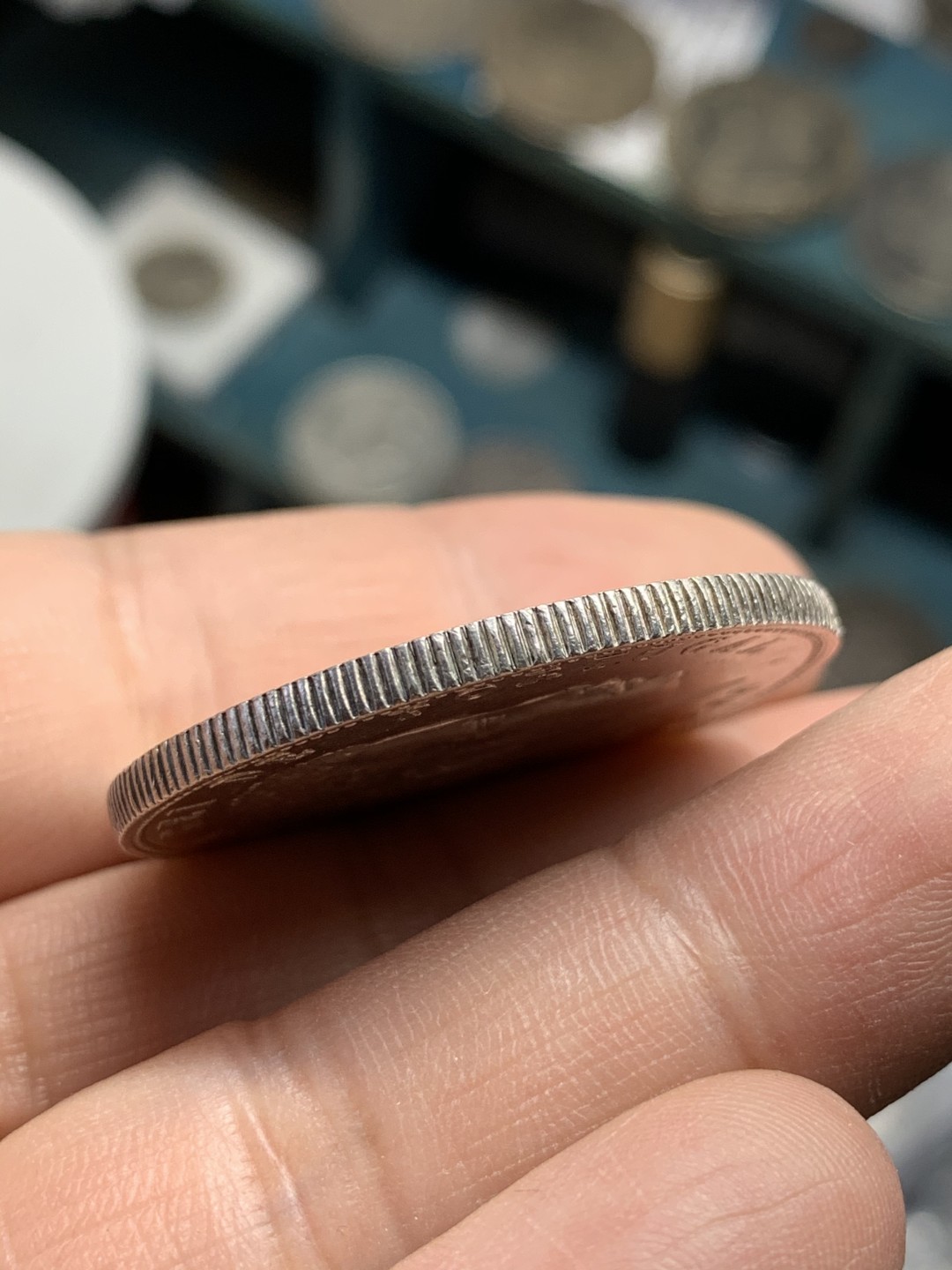 《竞宝斋》第49场-本周日，周一2场连拍（全场不限金额包邮） 葡萄牙 1899年 1000瑞斯 大银币 24.8克 主币  头发还非常的清晰