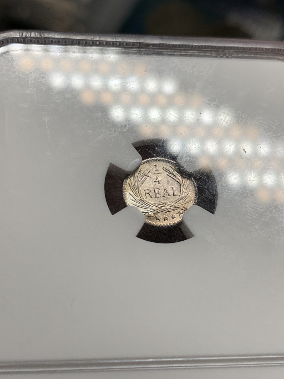 《竞宝斋》第49场-本周日，周一2场连拍（全场不限金额包邮） NGC MS67 危地马拉 1897年 1/4瑞尔银币  美洲经典 经典火山太阳图案 绝好的彩 季军分