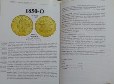 世界钱币章牌书籍专场拍卖11.01 美国新奥尔良造币厂金币目录1839-1909