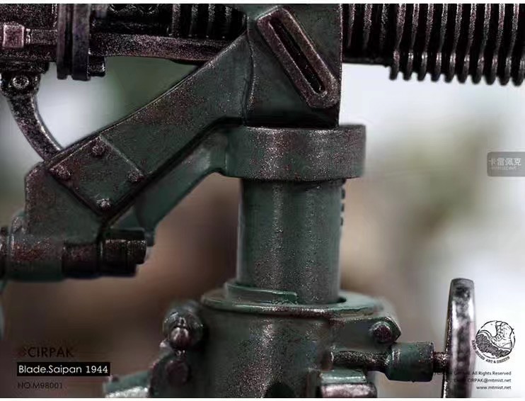 零元拍：CIRPAK 15寸 塞班刀锋Blade.Saipan 1944|M72机甲 雕像，总高度约40公分