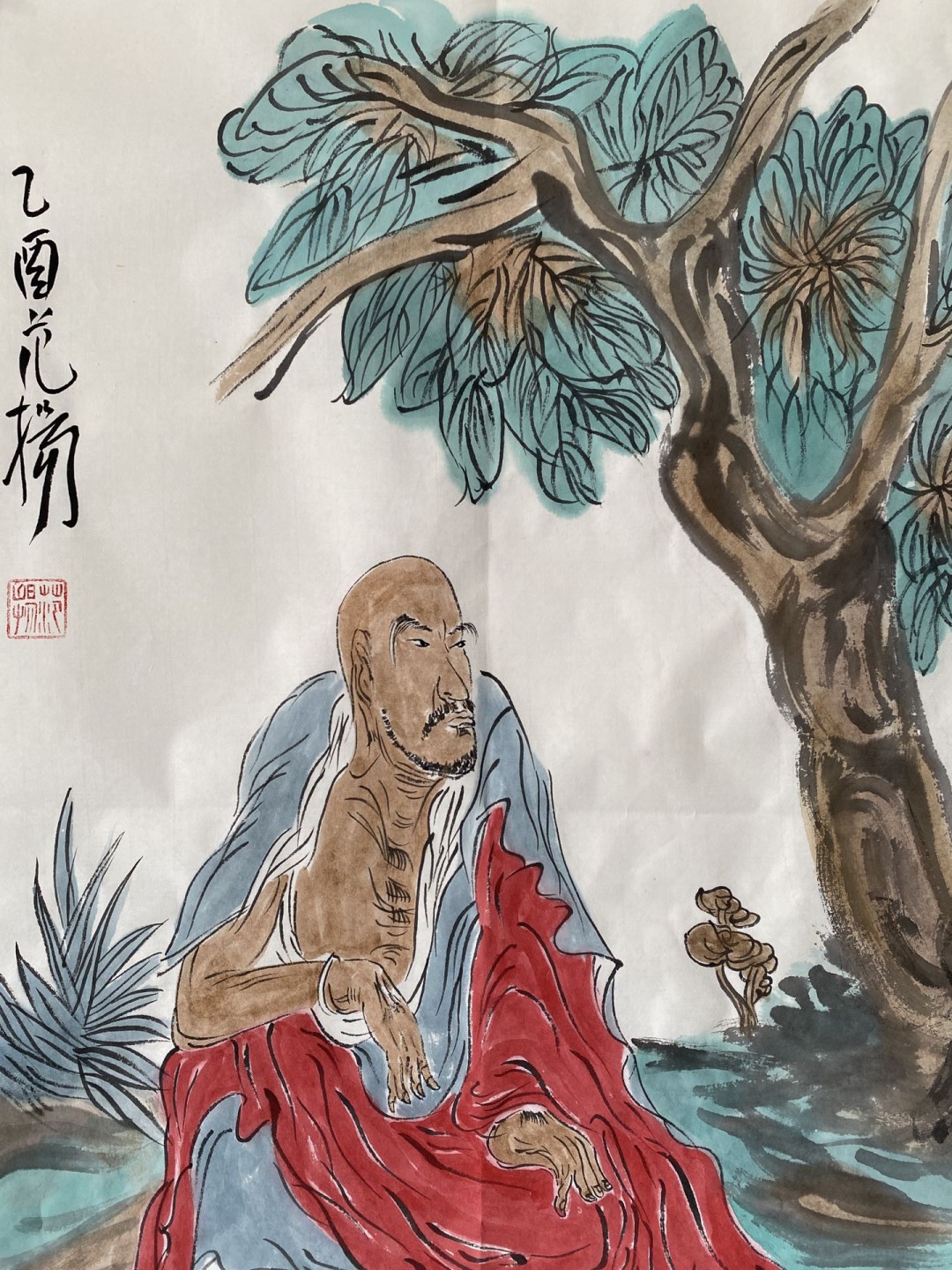 范扬～国画人物四尺开三作品 