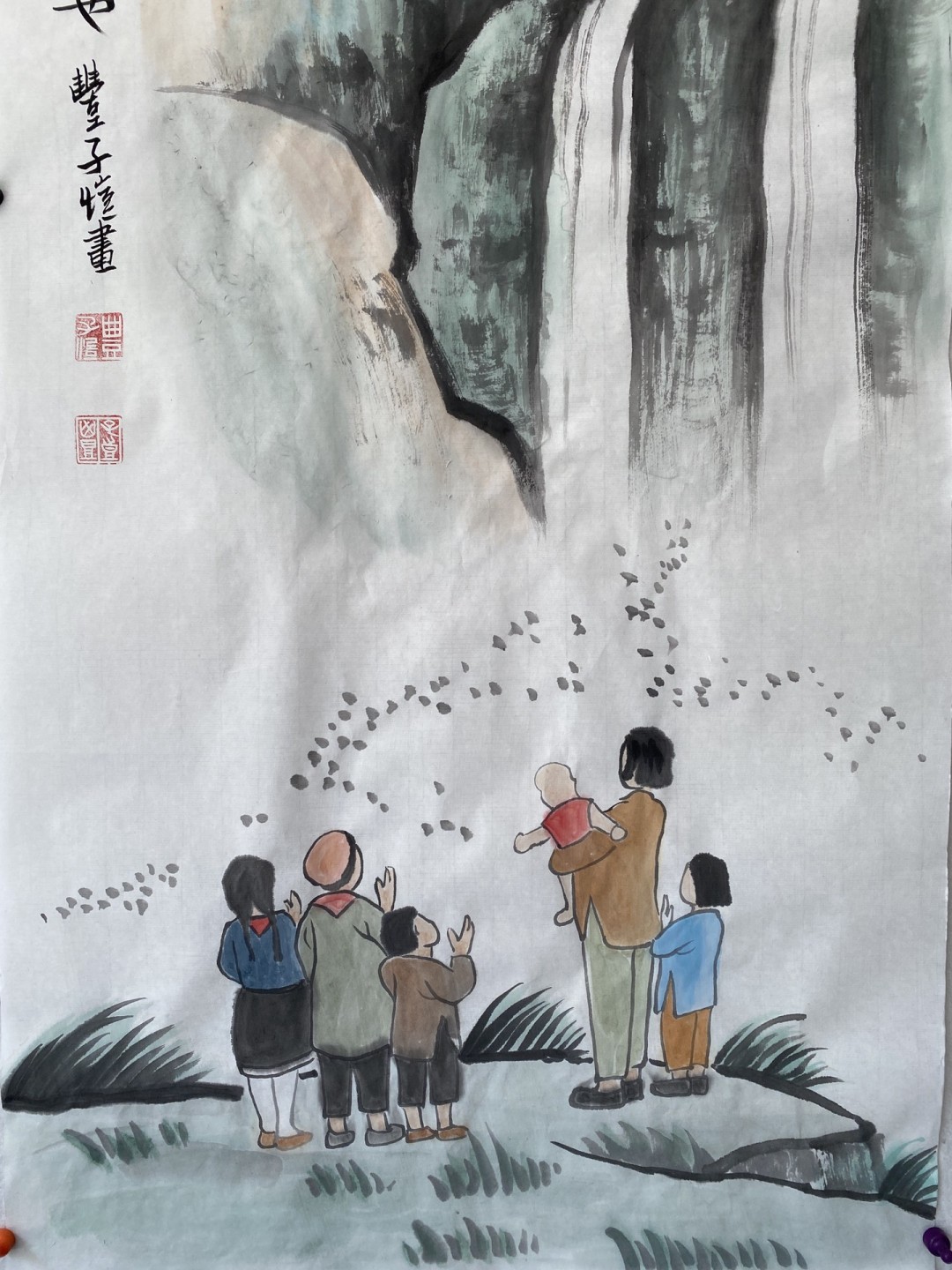丰子恺～国画作品 