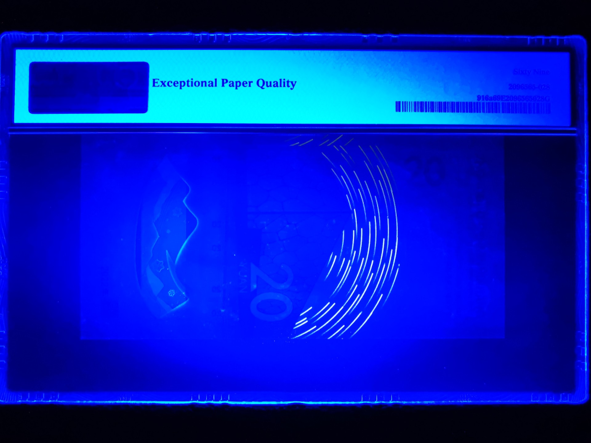 【华誉王者】1980期拍卖 冬奥钞豹子号666人三倒置号精品，PMG69E超高分！016数三组合稀少高分靓号，状态一流 J166061666