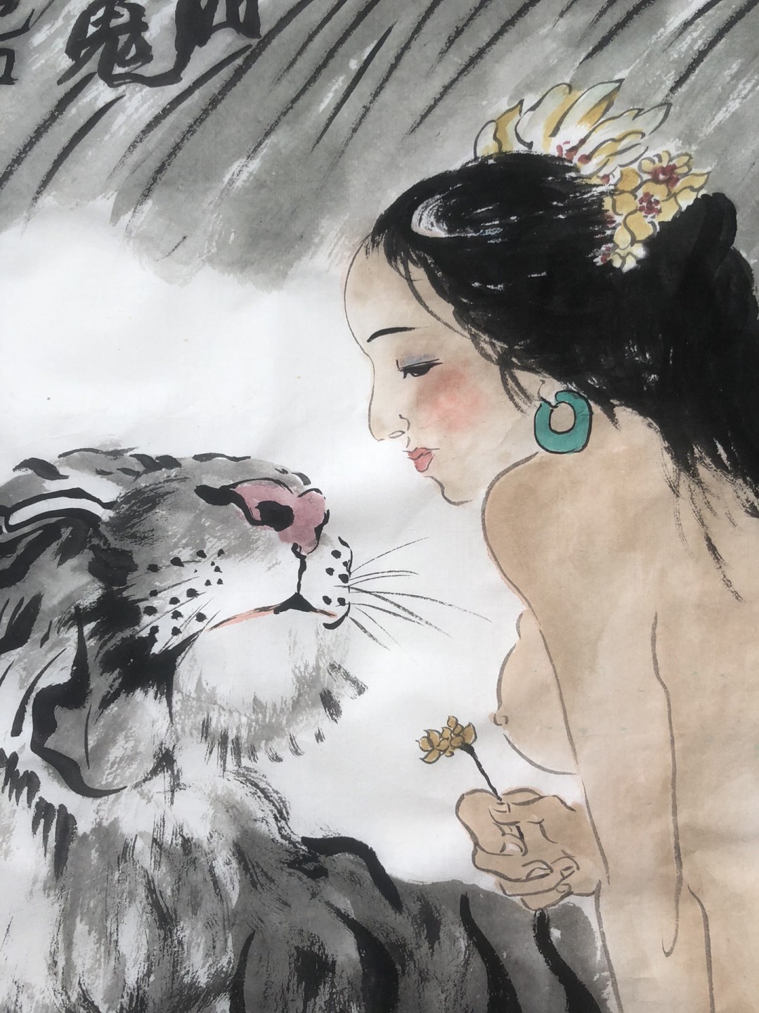 何业琦～四尺斗方/国画人物作品 