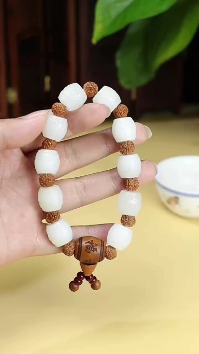 【回纹.桶珠手串】