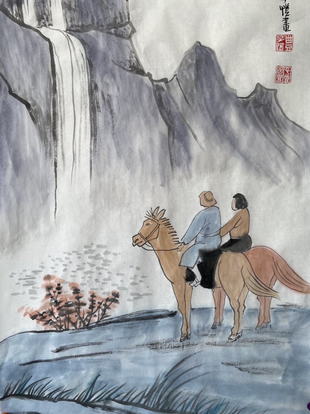 丰子恺～国画作品 