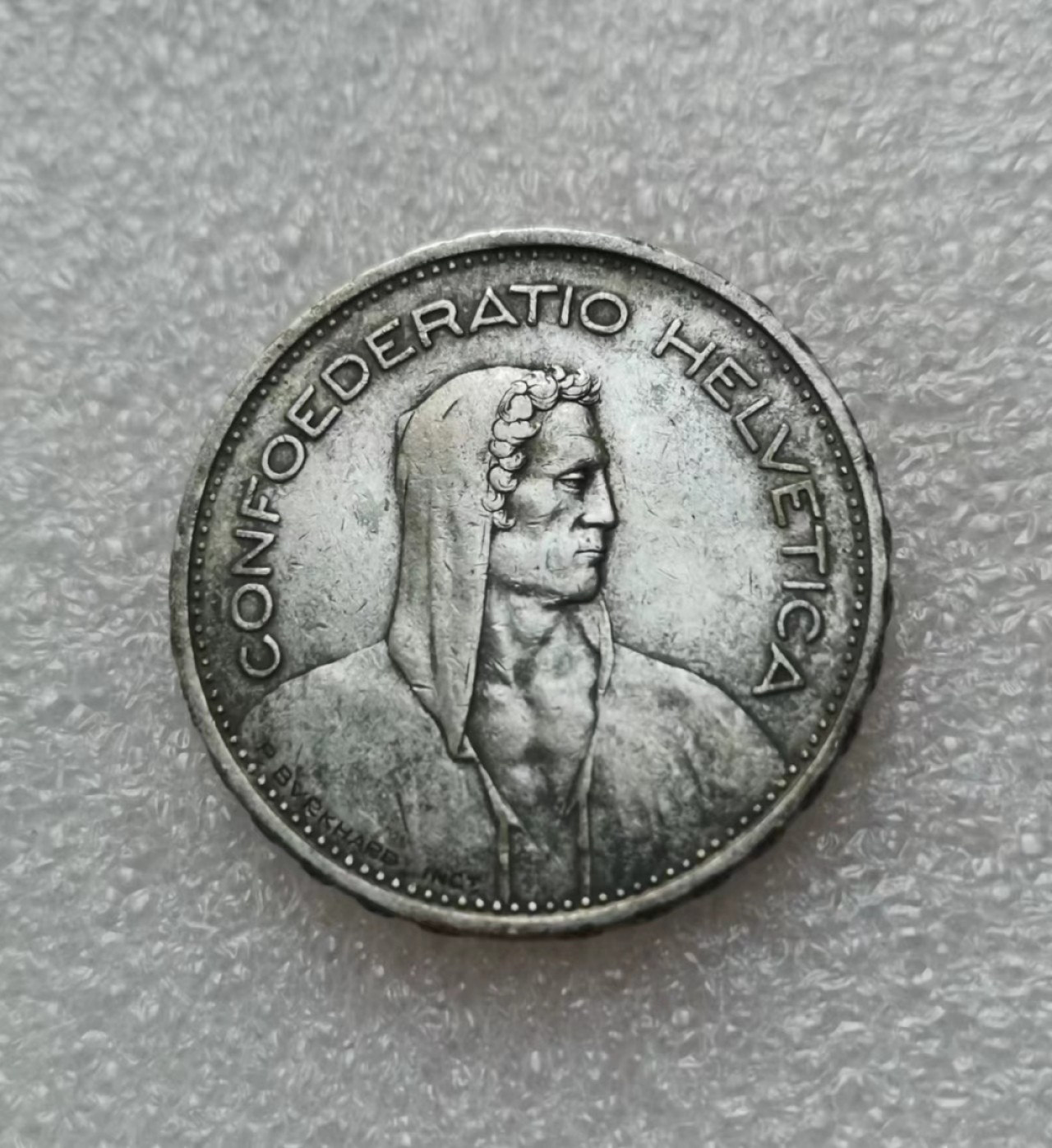 瓶子🏺第35期拍卖 瑞士1933年英雄威廉·泰尔5法郎银币