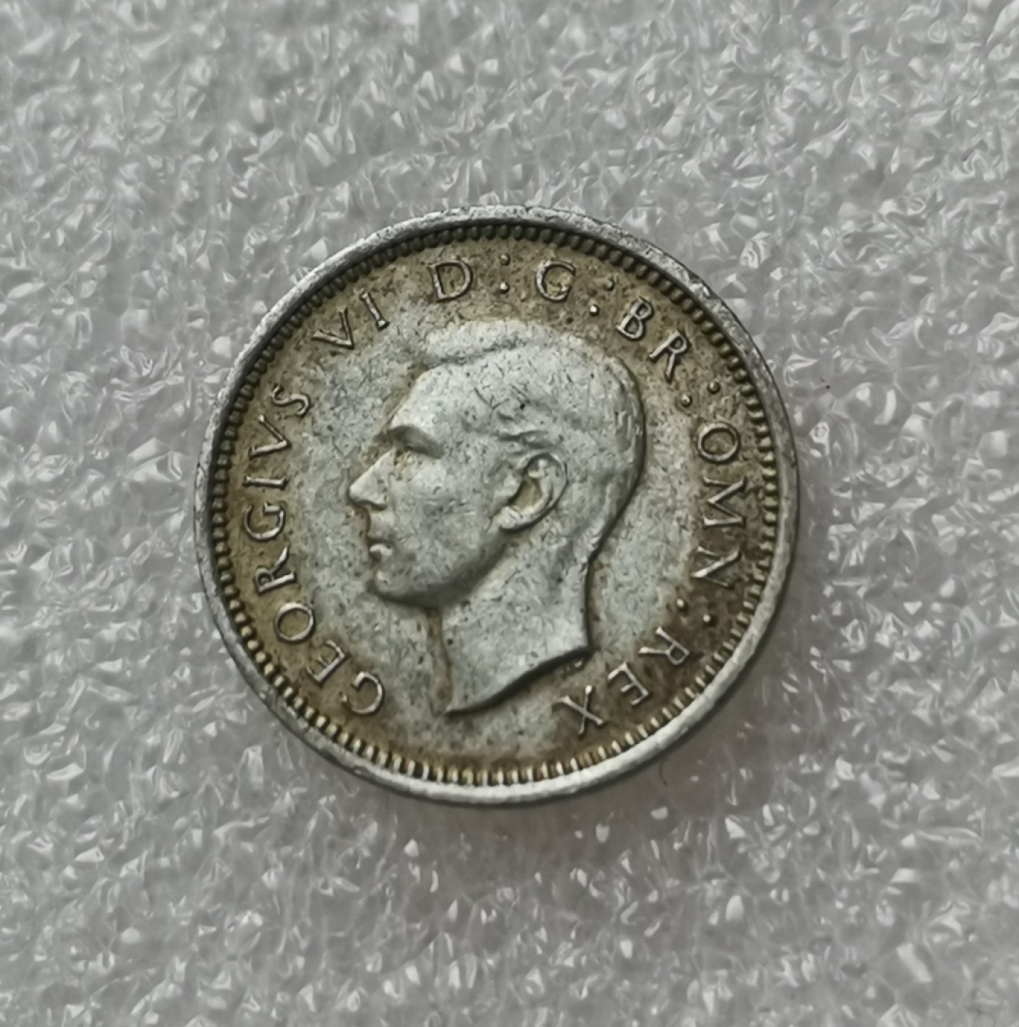 瓶子🏺第35期拍卖 英国1941年乔治六世3便士银币