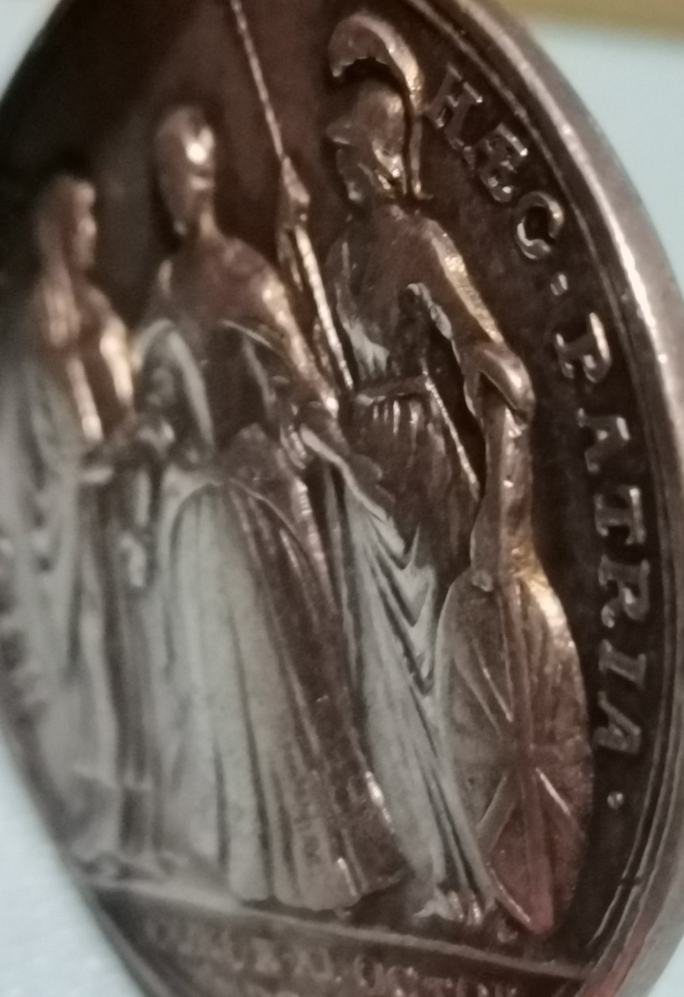 瓶子🏺第35期拍卖 英国1727年安娜女王宣誓仪式银章（稀少老章）