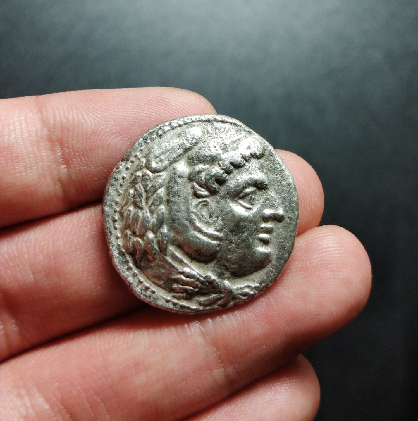 【古希腊币】马其顿王国亚历山大大帝大力神4德拉克马大银币巴比伦四德 亚历山大大帝 【古希腊币】马其顿王国亚历山大大帝大力神4德拉克马大银币巴比伦四德 亚历山大大帝