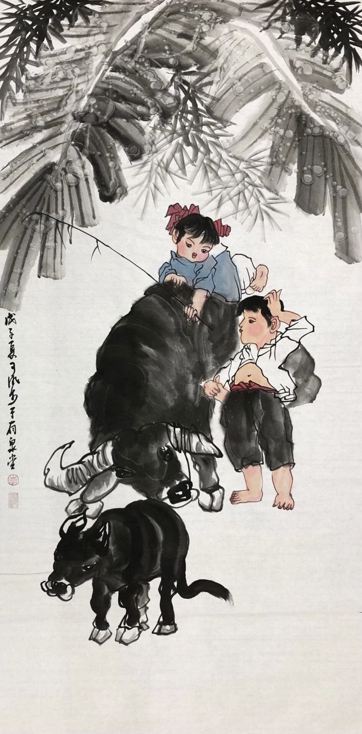 李可染～山水作品～420元/幅 