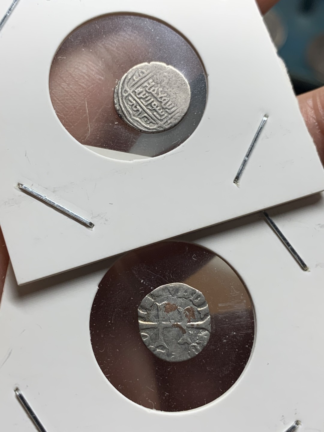 《竞宝斋》第51场-本周日，周一2场连拍（全场不限金额包邮） 中世纪小银币、丝路银币共两枚