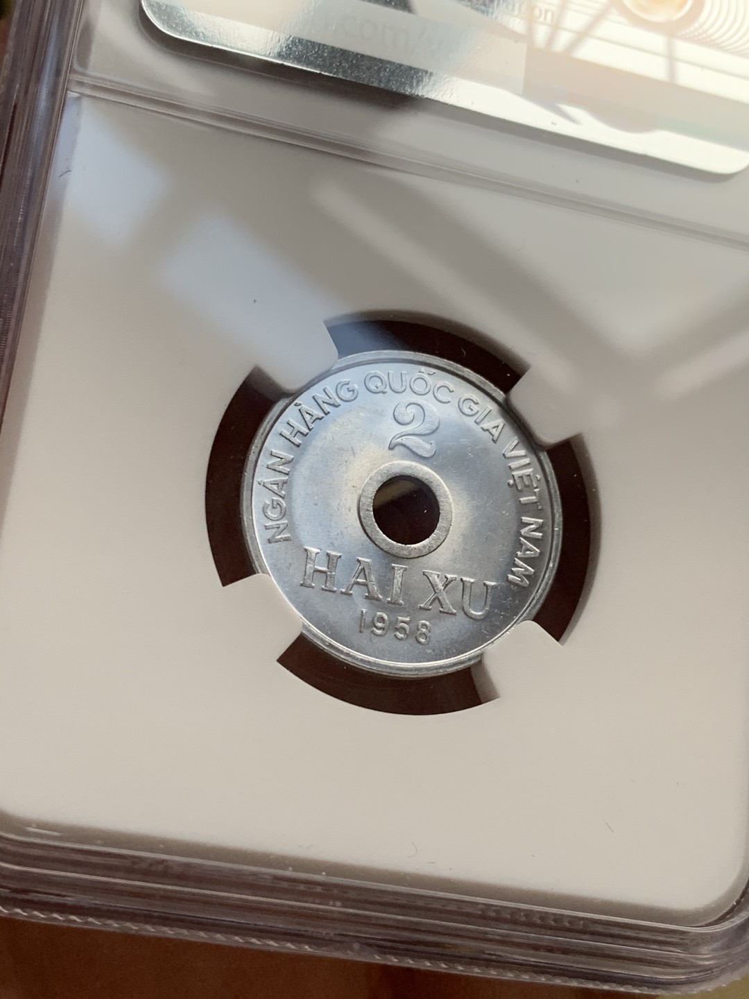 《竞宝斋》第51场-本周日，周一2场连拍（全场不限金额包邮） 北越/越南1958年NGC高分套币3枚，5XU MS67 NGC冠军分！