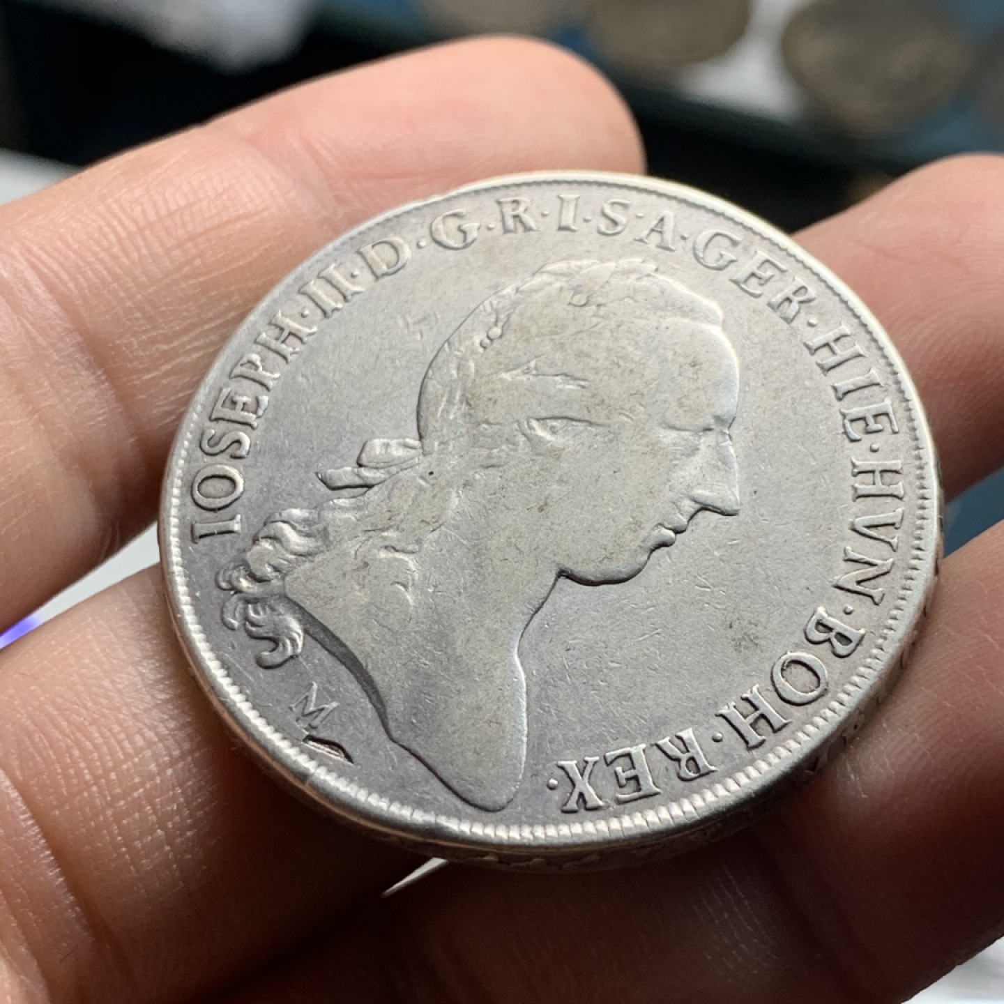 《竞宝斋》第51场-本周日，周一2场连拍（全场不限金额包邮） 奥地利1789-M年米兰造约瑟夫二世1泰勒 大银币 原味好品