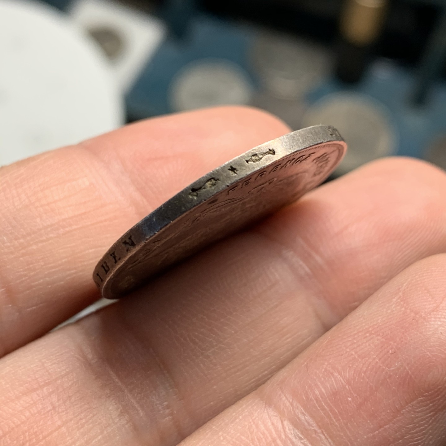 《竞宝斋》第51场-本周日，周一2场连拍（全场不限金额包邮） 匈牙利 1879年 佛朗茨约瑟夫一世 1福林 银币 好品带光没下水 可送评