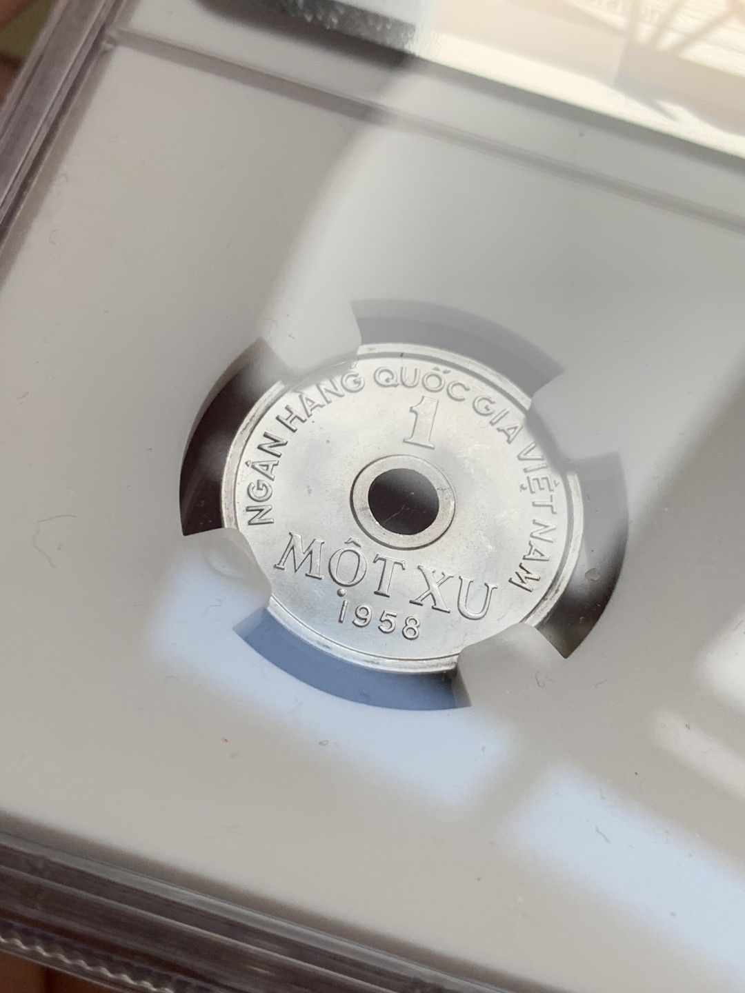 《竞宝斋》第51场-本周日，周一2场连拍（全场不限金额包邮） 北越/越南1958年NGC高分套币3枚，5XU MS67 NGC冠军分！