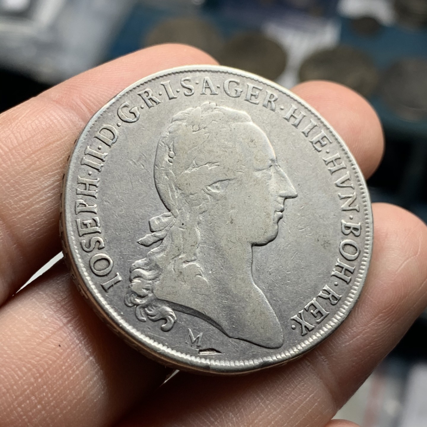 《竞宝斋》第51场-本周日，周一2场连拍（全场不限金额包邮） 奥地利1789-M年米兰造约瑟夫二世1泰勒 大银币 原味好品