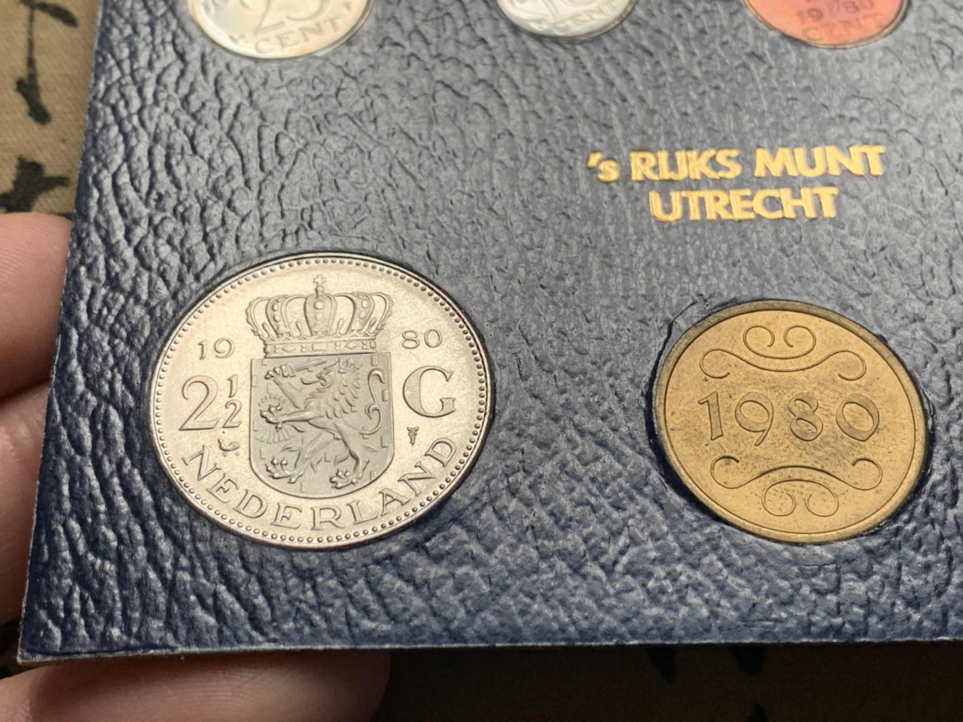 《竞宝斋》第51场-本周日，周一2场连拍（全场不限金额包邮） 荷兰1980年+1999年清年份官方原装套币各一套UNC-BU 全面值年份一步到位 6枚+6枚 