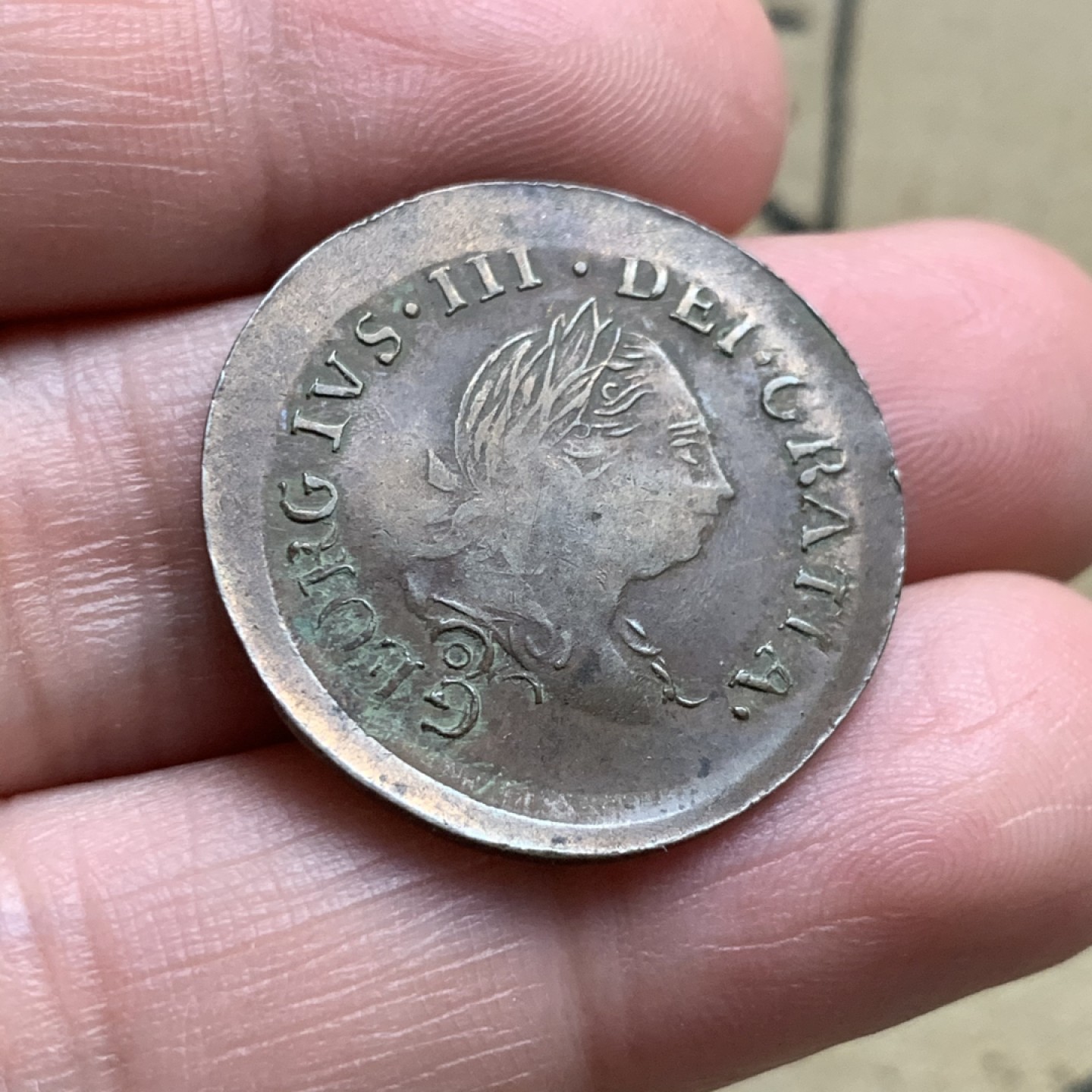 《竞宝斋》第51场-本周日，周一2场连拍（全场不限金额包邮） 英国乔治三世TOKEN代用币3枚3个版