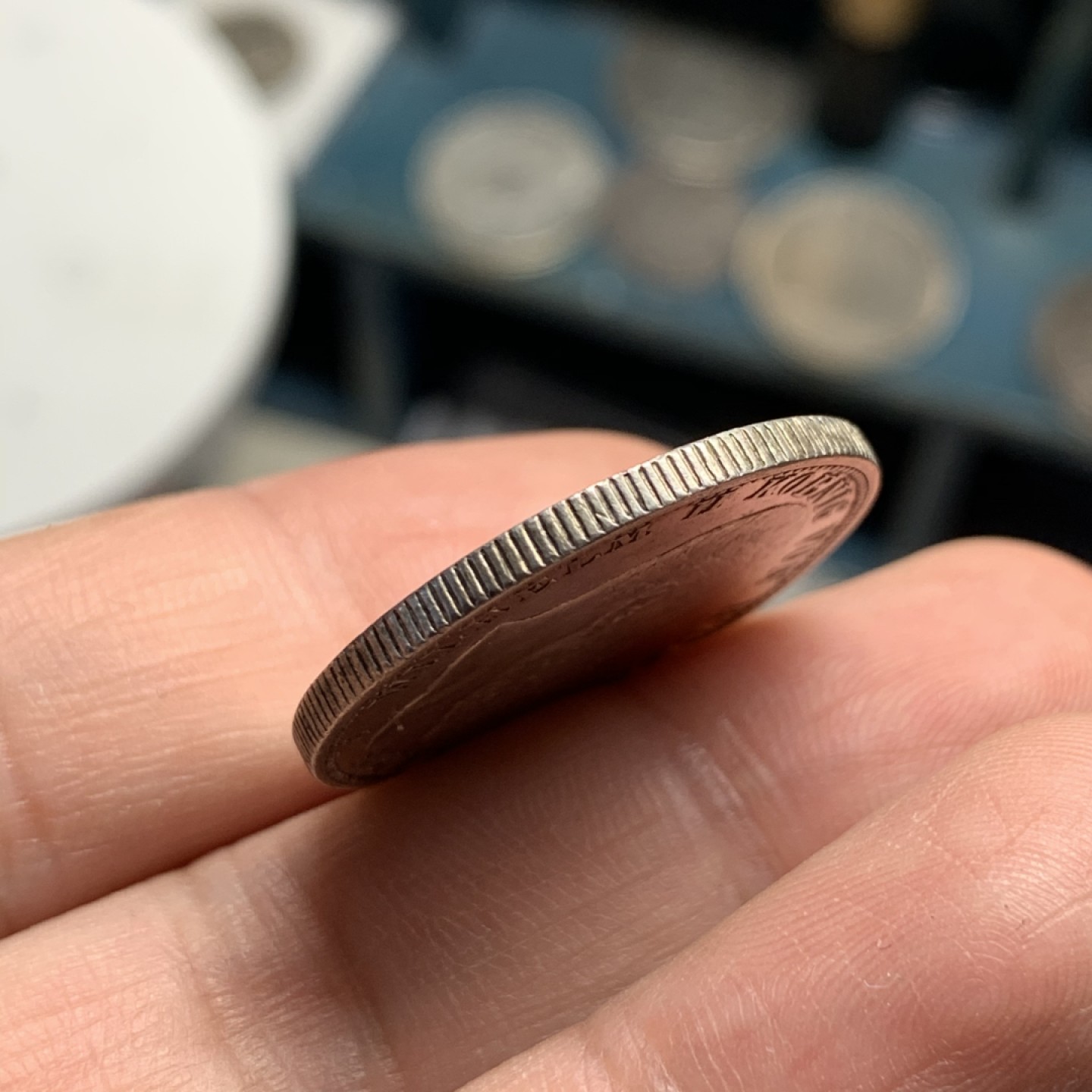 《竞宝斋》第51场-本周日，周一2场连拍（全场不限金额包邮） 德国符腾堡 1906年 威廉二世大胡子 2马克 银币 带光好品 少见