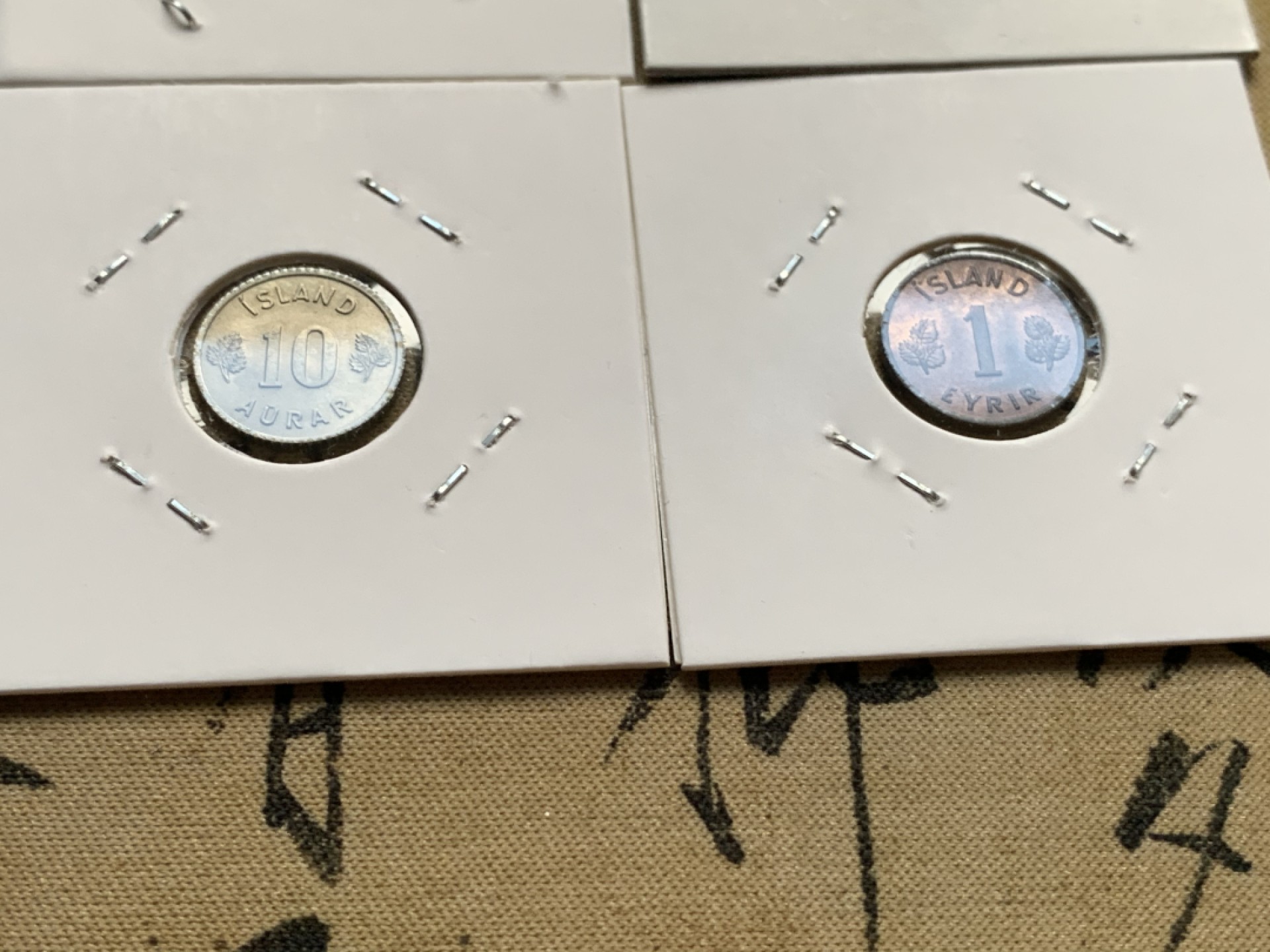 《竞宝斋》第51场-本周日，周一2场连拍（全场不限金额包邮） 冰岛1966年清年份全套6枚BU 面值全暴光品相