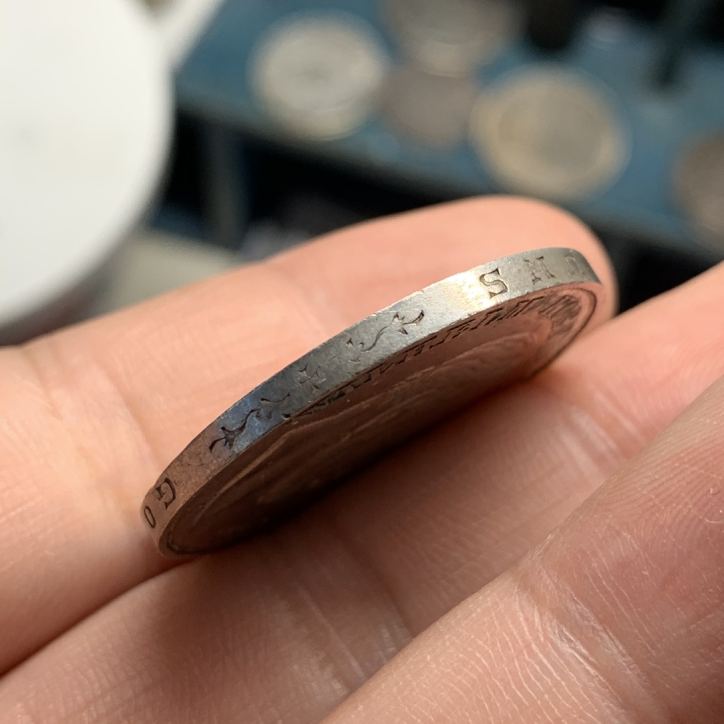 《竞宝斋》第51场-本周日，周一2场连拍（全场不限金额包邮） 德国普鲁士 1871年 纪念普法战争胜利 1泰勒 银币 原光好品 细节一流