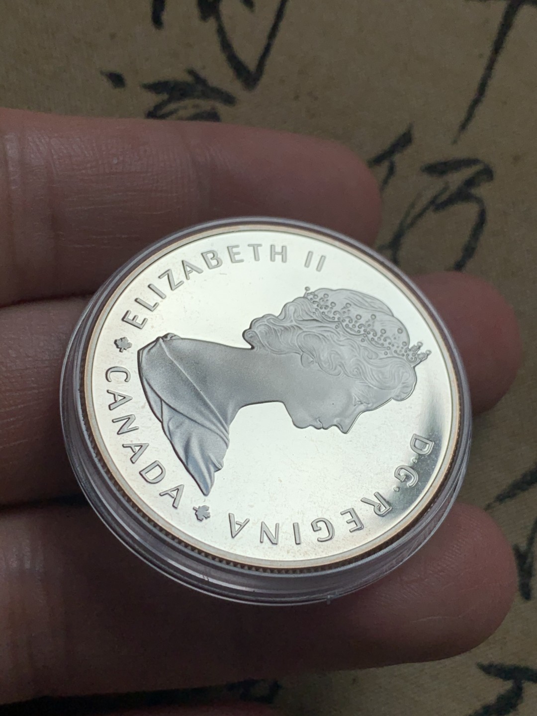 《竞宝斋》第52场-本周日，周一2场连拍（全场不限金额包邮） 原盒 加拿大1985年 国家公园体系 一元 精制银币