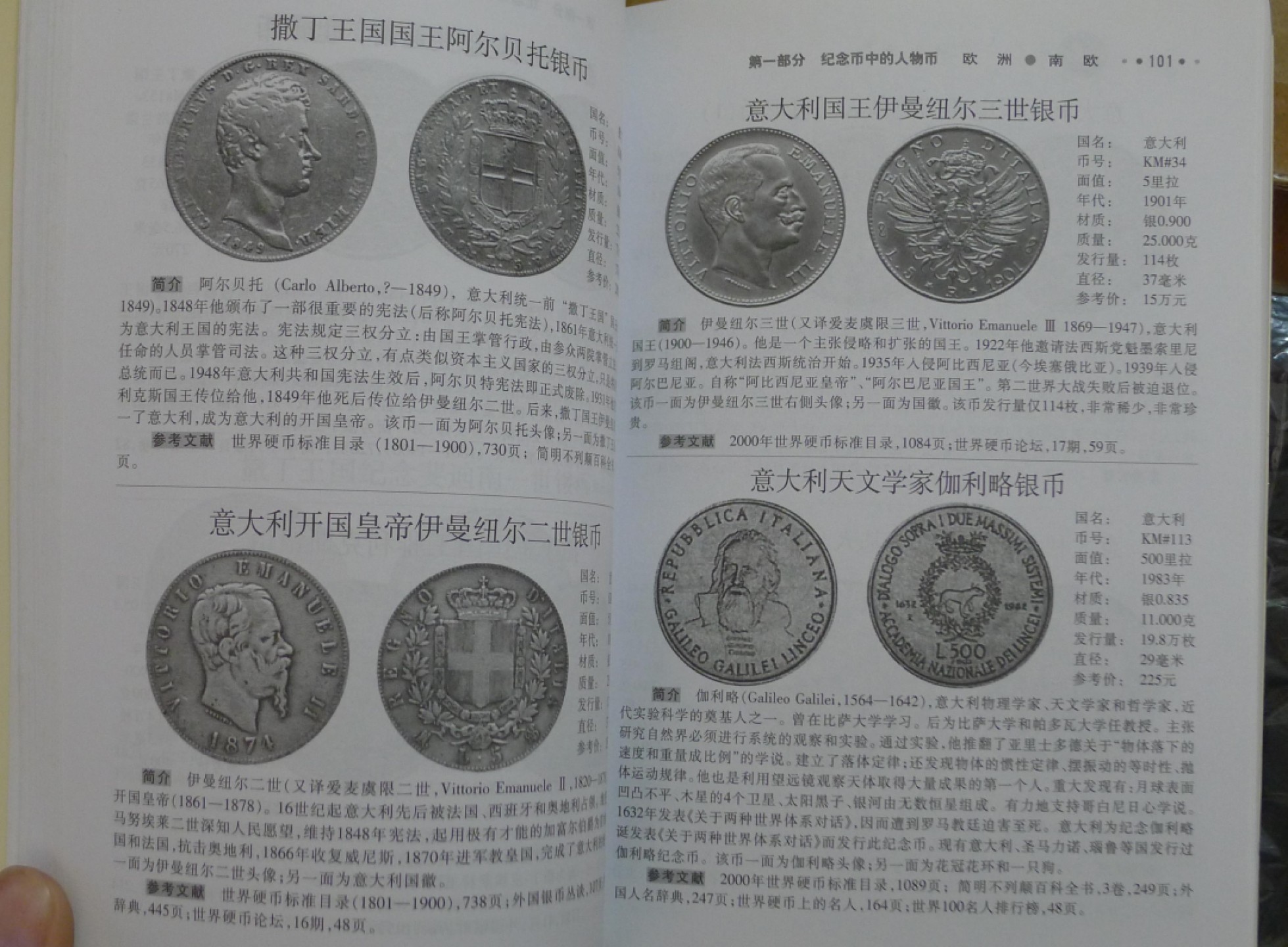 世界钱币章牌书籍专场拍卖第44期 世界人物硬币鉴赏