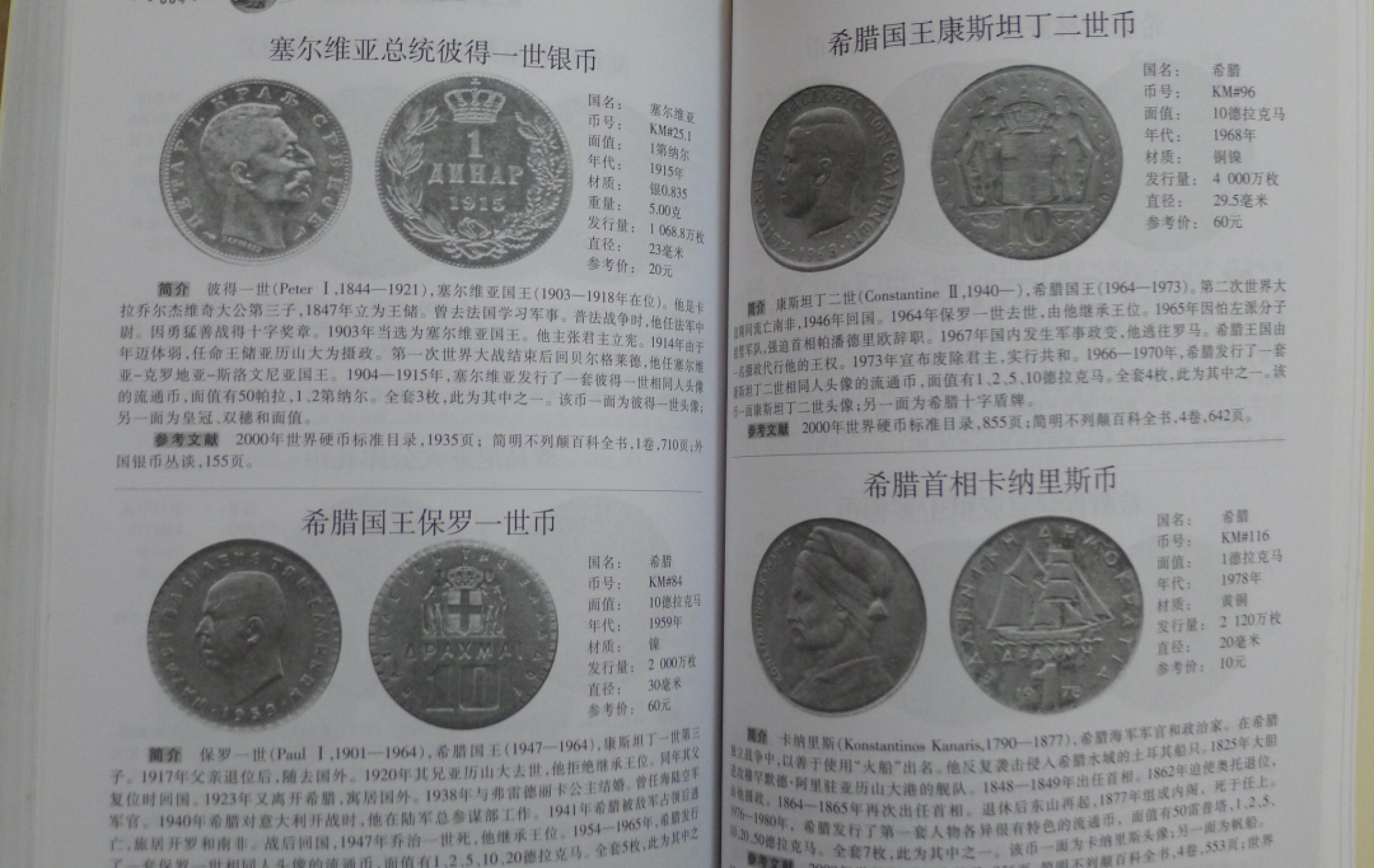 世界钱币章牌书籍专场拍卖第44期 世界人物硬币鉴赏