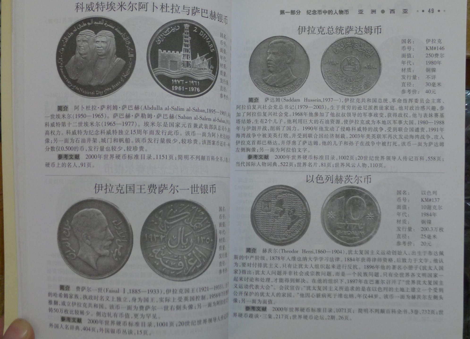 世界钱币章牌书籍专场拍卖第44期 世界人物硬币鉴赏