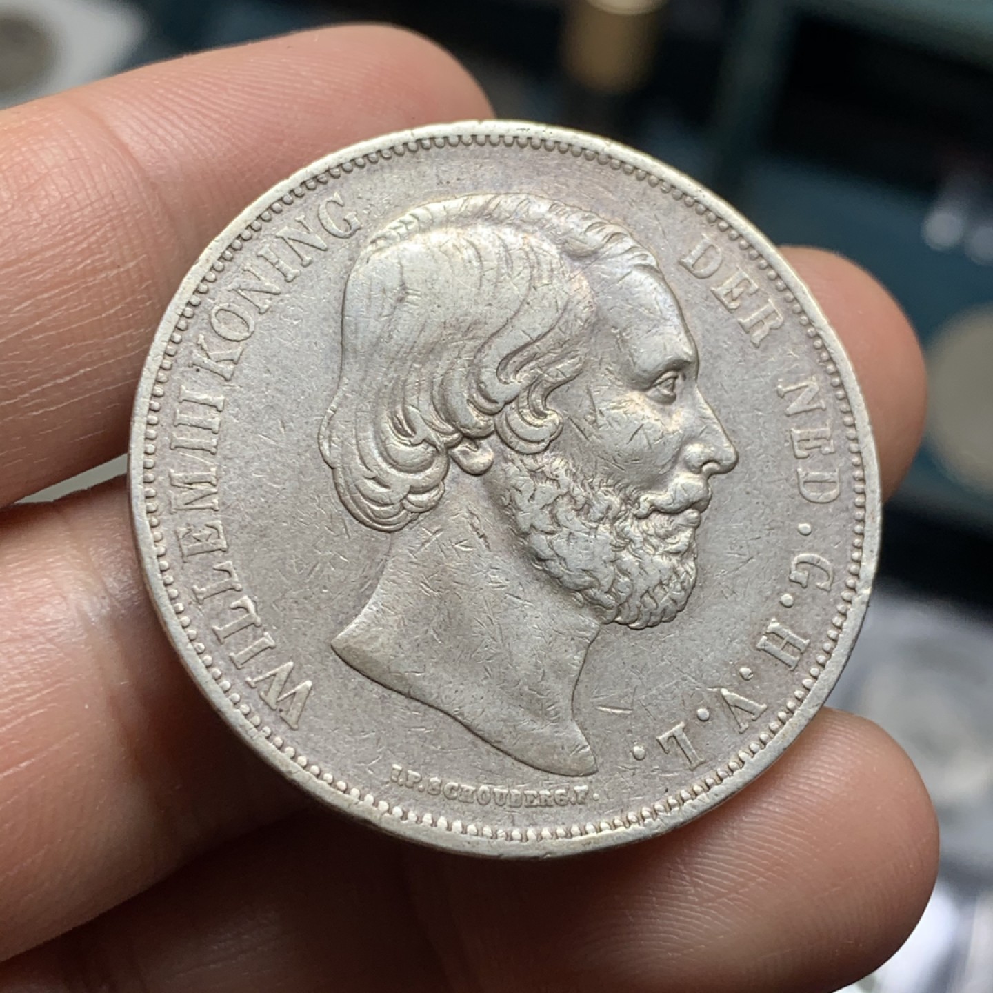 《竞宝斋》第52场-本周日，周一2场连拍（全场不限金额包邮） 1872年荷兰银币、威廉三世2.5盾、945高银