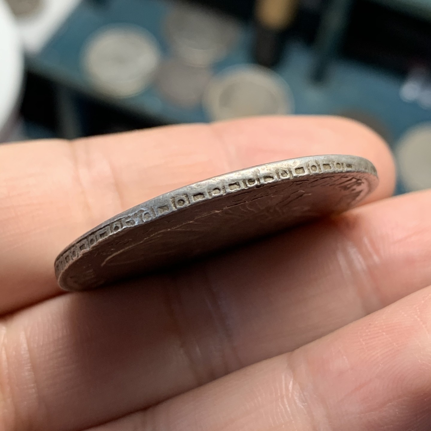 《竞宝斋》第52场-本周日，周一2场连拍（全场不限金额包邮） 西属墨西哥 1799年卡洛斯四世 8Reals银币 AU状态带光