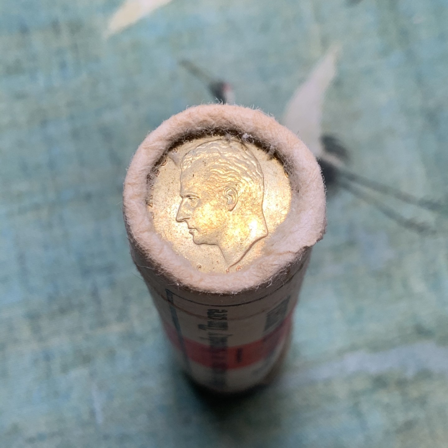 《竞宝斋》第52场-本周日，周一2场连拍（全场不限金额包邮） 原卷 西班牙 1975年 胡安卡洛斯 1比塞塔 铜币 50枚包装