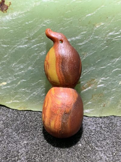 精美亚光战国红玛瑙葫芦吊坠一个， - 精美亚光战国红玛瑙葫芦吊坠一个，