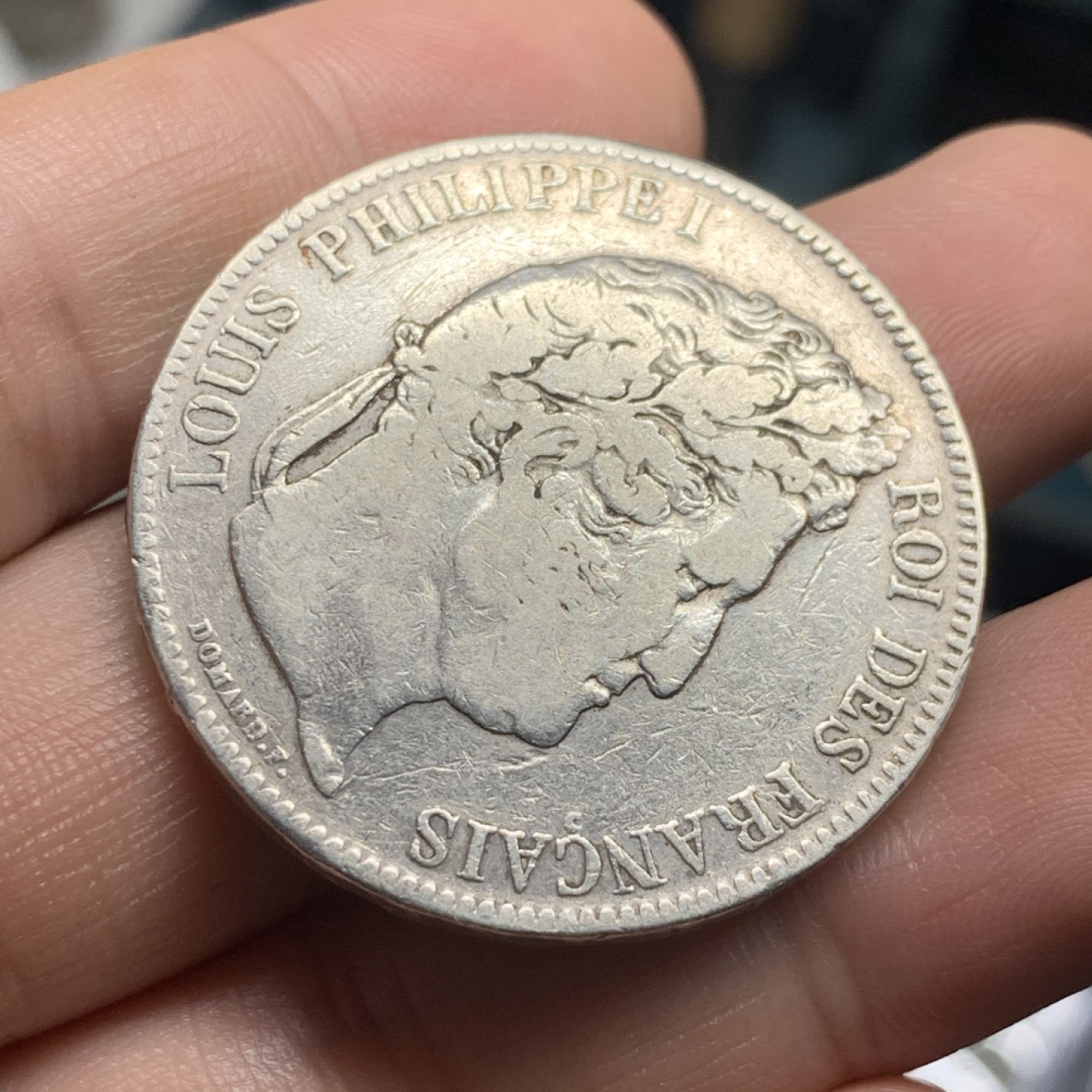 《竞宝斋》第52场-本周日，周一2场连拍（全场不限金额包邮） 1832年法国菲利普一世银币、5法郎