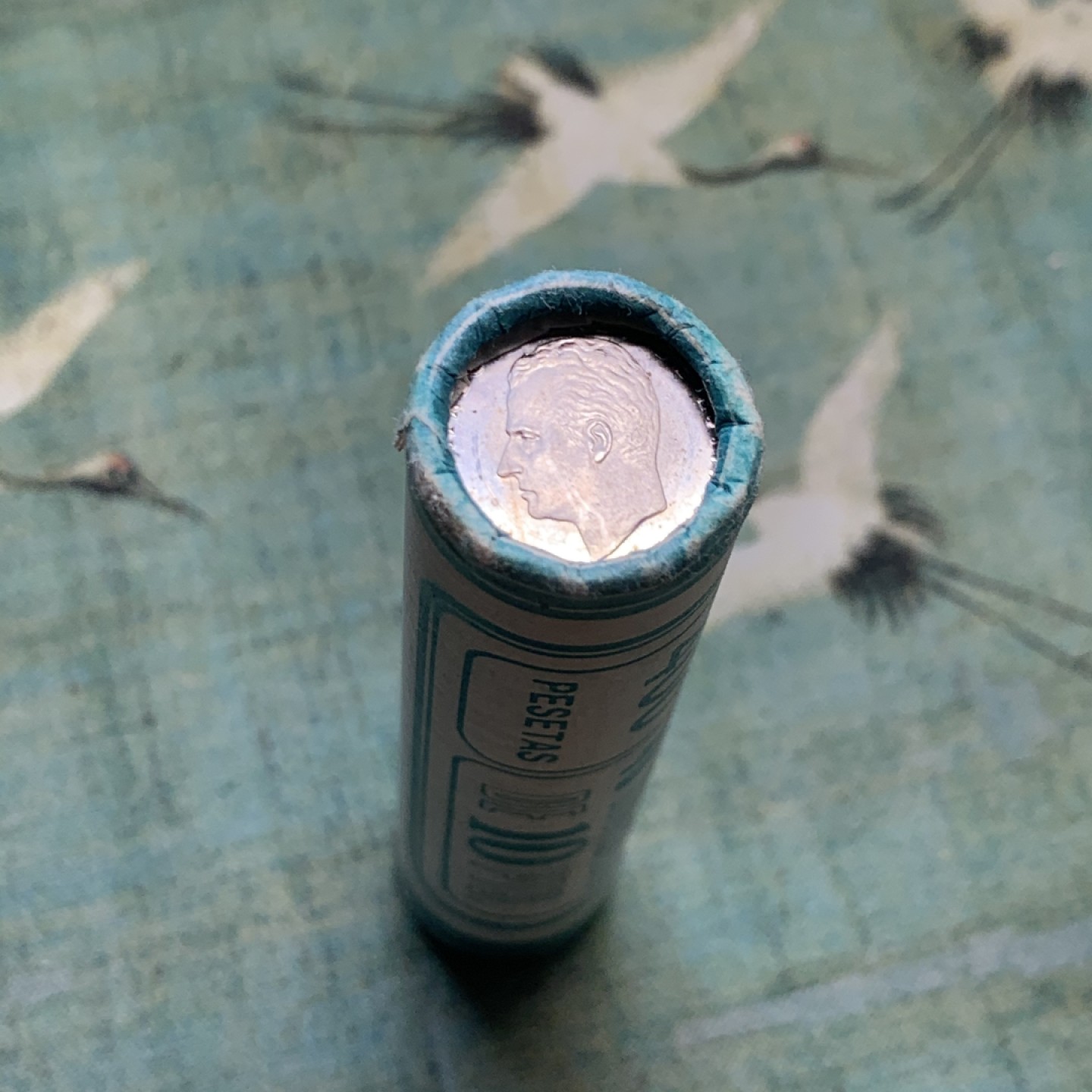 《竞宝斋》第52场-本周日，周一2场连拍（全场不限金额包邮） 原卷 西班牙1983年 胡安卡洛斯 10比塞塔 镍币 40枚包装