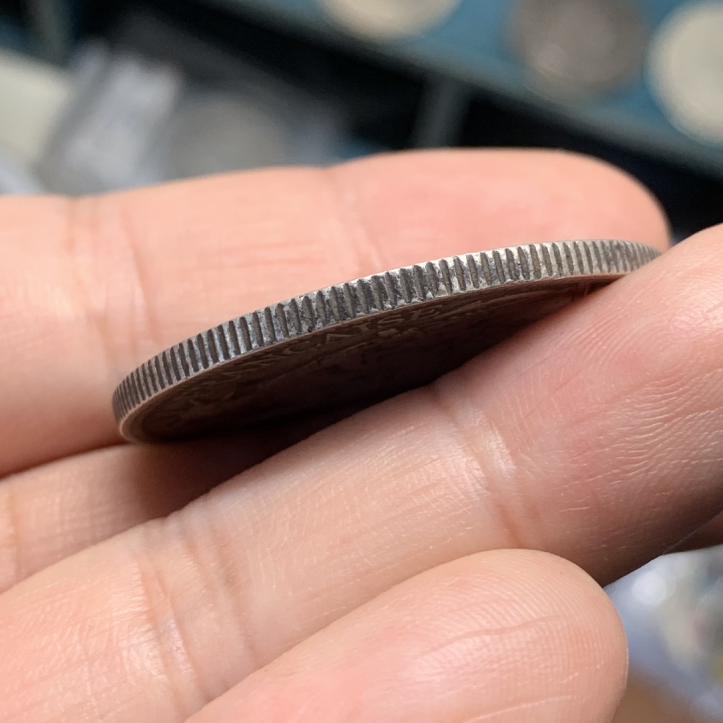 《竞宝斋》第52场-本周日，周一2场连拍（全场不限金额包邮） 法属印度支那1907年1皮阿斯特坐洋银币 原味包浆