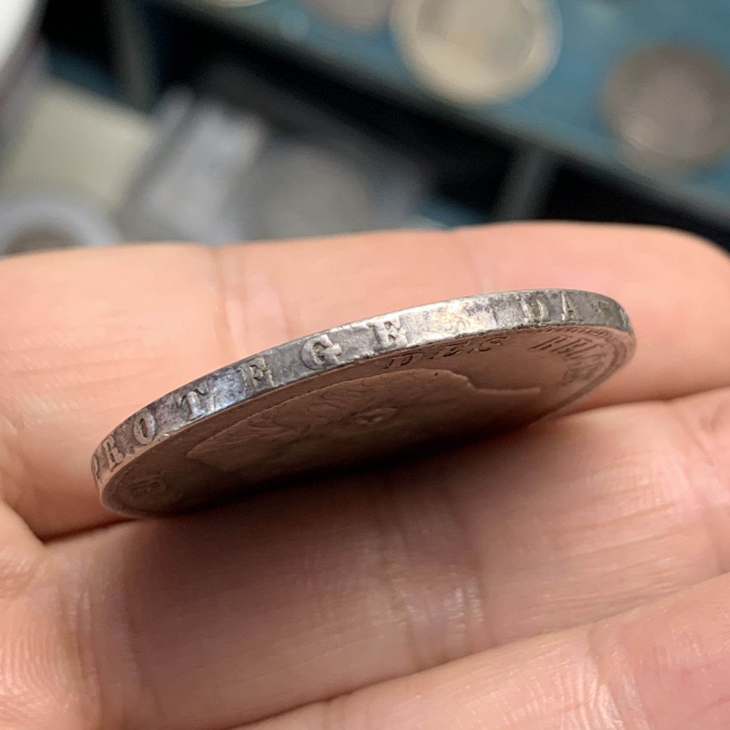 《竞宝斋》第52场-本周日，周一2场连拍（全场不限金额包邮） 1873年比利时王国银币、利奥波德二世、5法郎