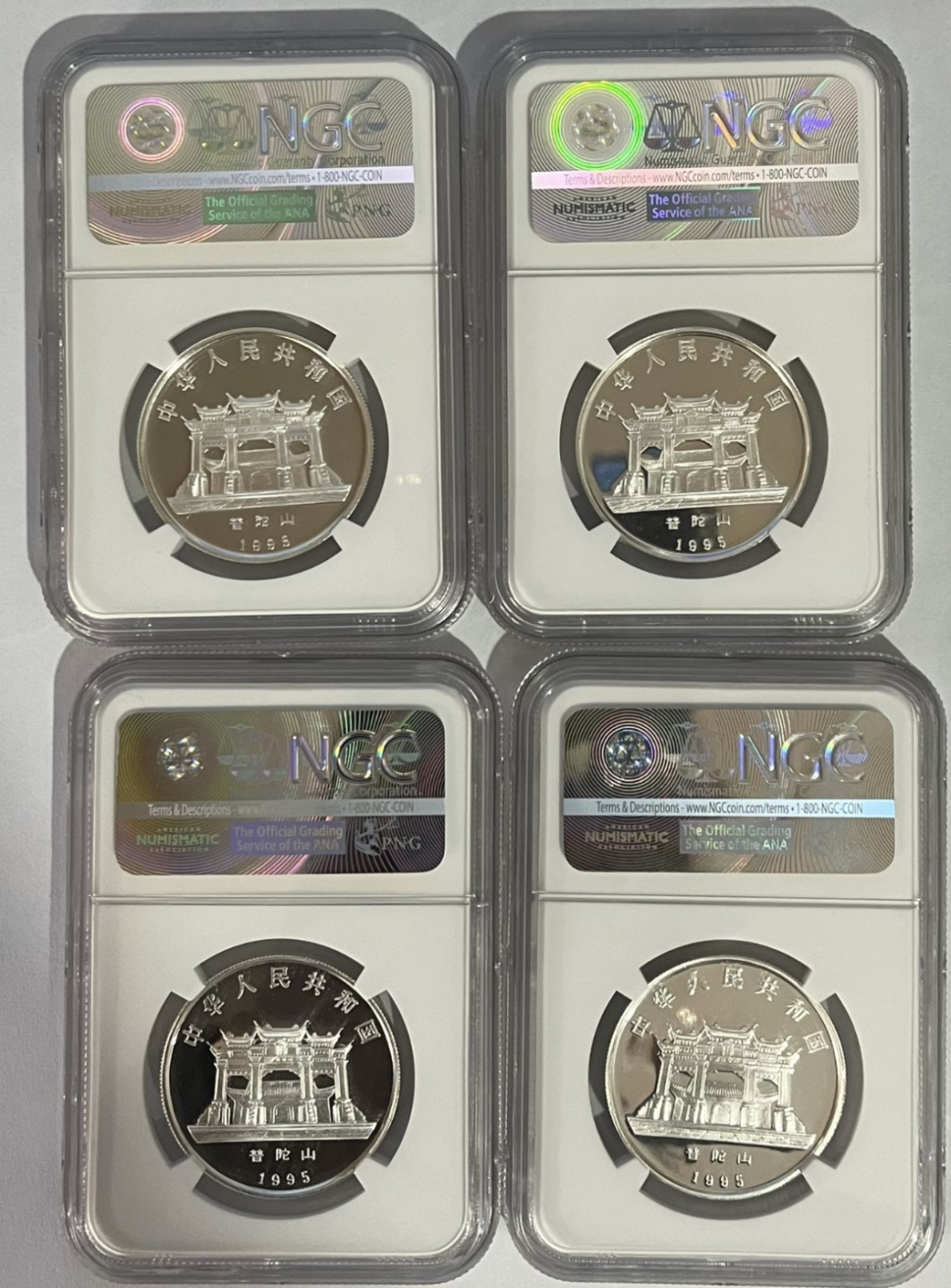 老精稀金银币专场「第3期」 1995年1/2盎司观音银币