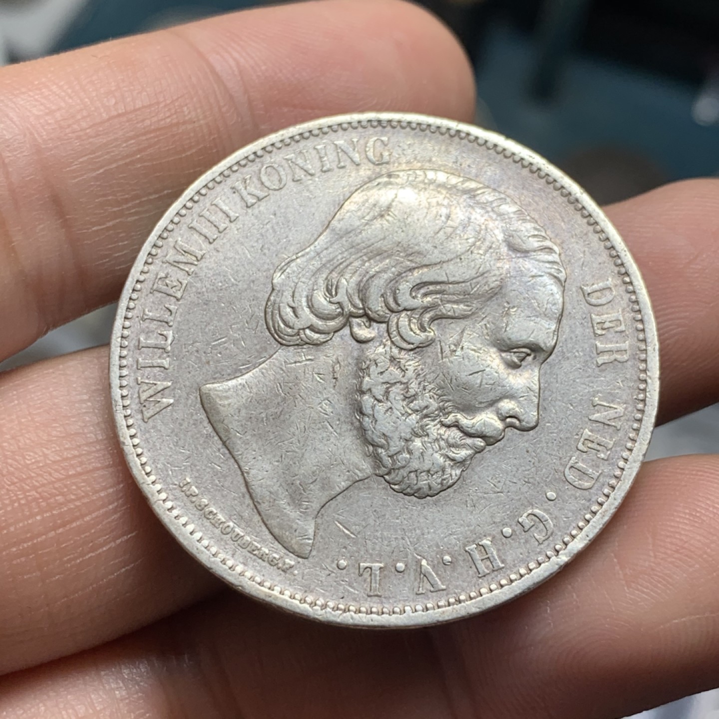 《竞宝斋》第52场-本周日，周一2场连拍（全场不限金额包邮） 1872年荷兰银币、威廉三世2.5盾、945高银