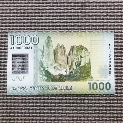 🇨🇱智利2021年5000比索，2020年1000比索，AA首发冠小号 - 2012年1000比索 首发冠+小号 AA00000081